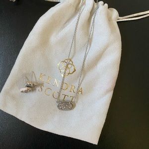 kendra scott earrings and necklace